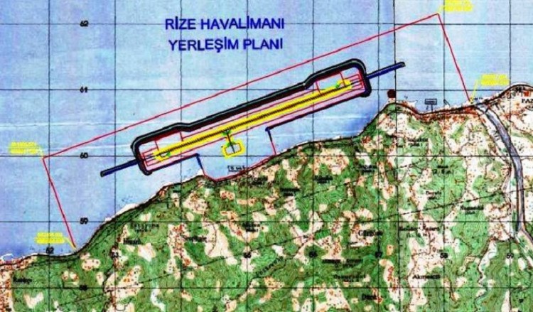 Αεροδρόμιο σε τεχνητό νησί θα αποκτήσει το Ριζαίο στον ανατολικό Πόντο