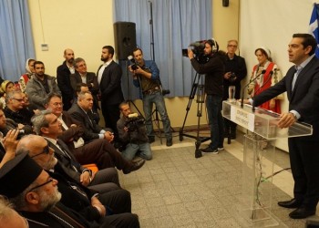 Πυρά Τσίπρα κατά ΔΝΤ από τη Νίσυρο (βίντεο)