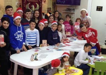 Γιορτινά παιδικά πρόσωπα στην Εύξεινο Λέσχη Χαρίεσσας (φωτο)