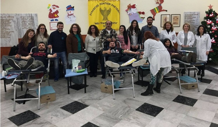 Αιμοδοσία από την ΕΠΟΝΑ στο Περιστέρι