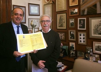 Στο Ζωγράφειο, το σχολείο του στην Πόλη, επέστρεψε ο Κώστας Γαβρόγλου