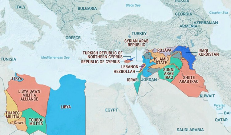 Η γεωπολιτική το 2017 σε τέσσερις χάρτες