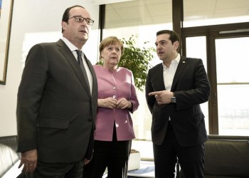 Επικοινωνία Τσίπρα με Μέρκελ-Ολάντ για το Κυπριακό