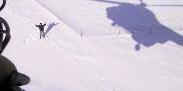 Καρέ-καρέ η διάσωση εγκλωβισμένων από το χιόνι στη Σκόπελο (βίντεο)