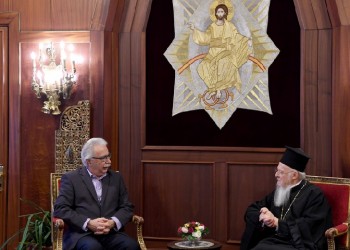 Ο υπουργός Παιδείας Κ. Γαβρόγλου στο Οικουμενικό Πατριαρχείο