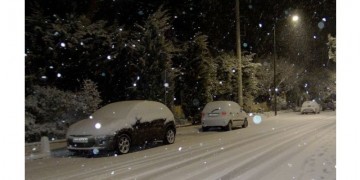 Στα λευκά και η Δυτική Ελλάδα - Χιόνι στην Πάτρα (βίντεο)