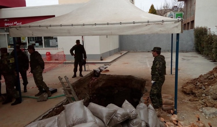 Ολοκληρώθηκε η απενεργοποίηση της βόμβας στο Κορδελιό