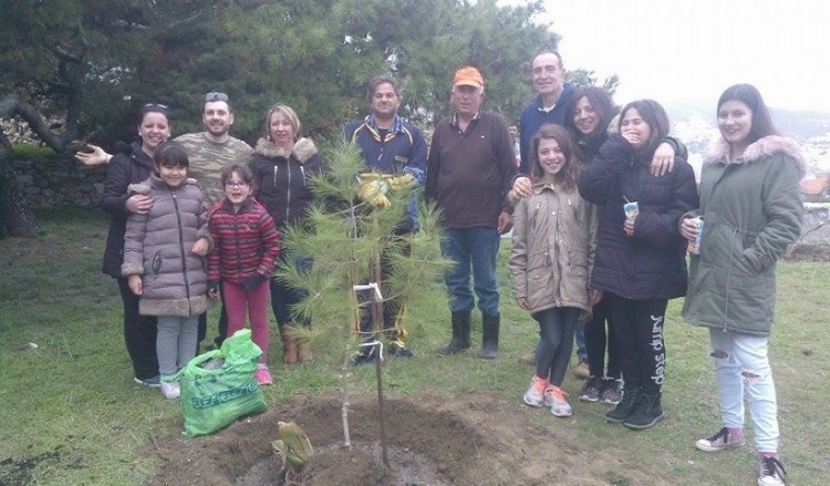 Δενδροφύτευση στη μνήμη των προσφύγων της Μικρασιατικής Καταστροφής στη Σύρο