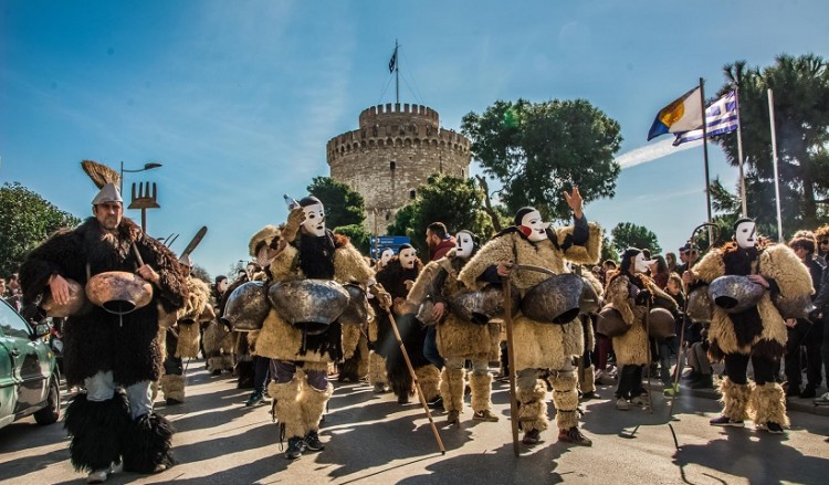 Μεγάλη παρέλαση κωδωνοφόρων στη Θεσσαλονίκη