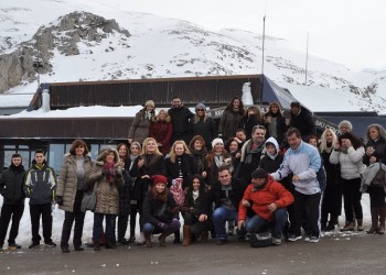 Πήρε τα... χιόνια ο «Εύξεινος Πόντος» Μεταμόρφωσης (φωτο)