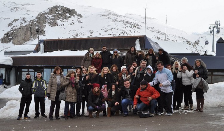 Πήρε τα... χιόνια ο «Εύξεινος Πόντος» Μεταμόρφωσης (φωτο)