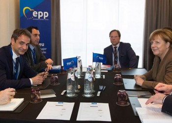 Συνάντηση Μητσοτάκη-Μέρκελ στο Βερολίνο