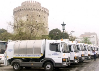Ξανά τα απορριμματοφόρα στους δρόμους της Θεσσαλονίκης