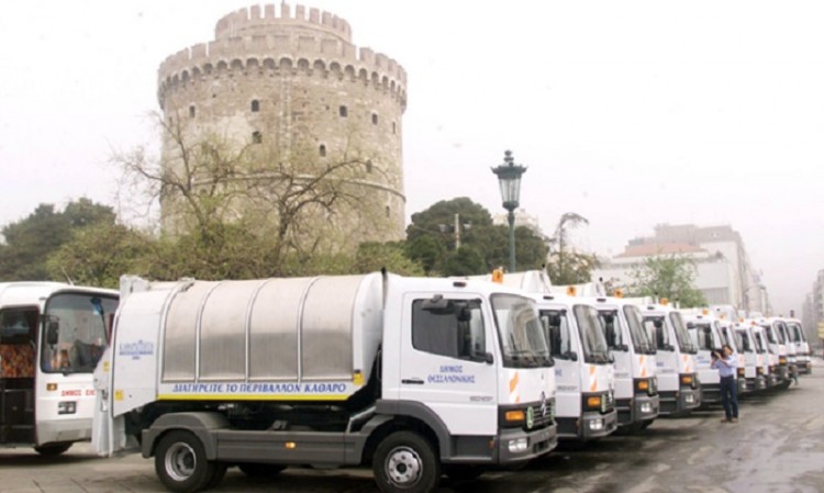 Ξανά τα απορριμματοφόρα στους δρόμους της Θεσσαλονίκης