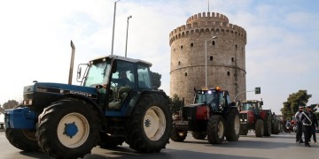 Πορεία αγροτών με τρακτέρ σήμερα στη Θεσσαλονίκη