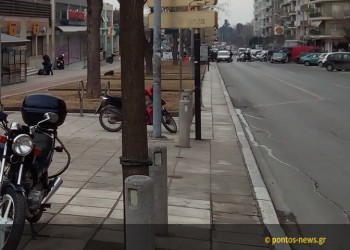 Πανικός από ξεχασμένη βαλίτσα στο κέντρο της Θεσσαλονίκης (φωτο)