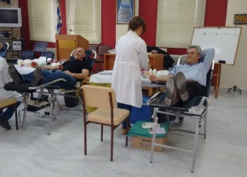 Μεγάλη ανταπόκριση στην αιμοδοσία του Ποντιακού Συλλόγου Κατερίνης «Παναγία Σουμελά»