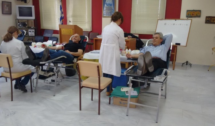 Μεγάλη ανταπόκριση στην αιμοδοσία του Ποντιακού Συλλόγου Κατερίνης «Παναγία Σουμελά»