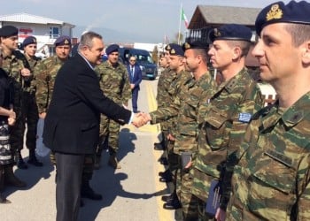 Στην Ελληνική Δύναμη Κοσόβου ο Πάνος Καμμένος