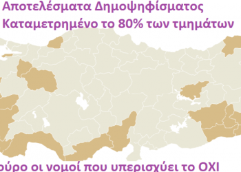 Τουρκία: Το αποτέλεσμα του δημοψηφίσματος με καταμετρημένο το 80%