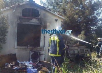 Νεκρός ηλικιωμένος από φωτιά στο σπίτι του στη Θεσσαλονίκη