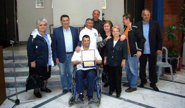 Τον Πόντιο Παραολυμπιονίκη Δημήτρη Ζησίδη τίμησε ο Δήμος Κορδελιού-Ευόσμου
