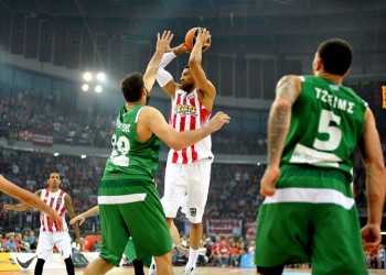 Basket League: Ολυμπιακός-Παναθηναϊκός 63-58