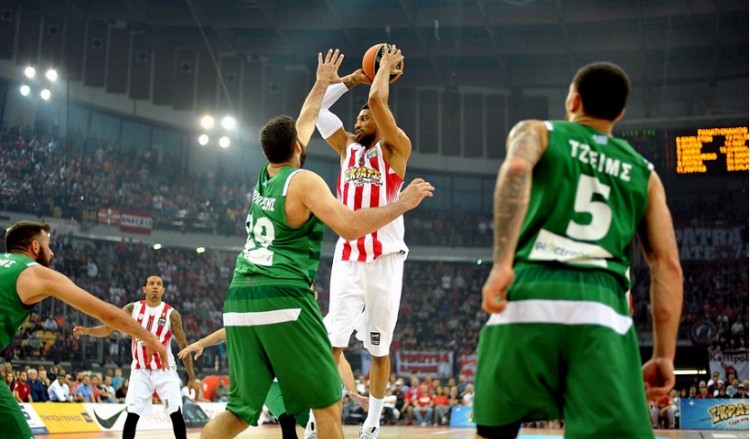 Basket League: Ολυμπιακός-Παναθηναϊκός 63-58