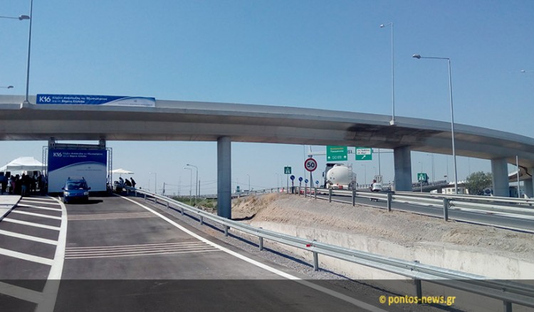 Παραδόθηκε στην κυκλοφορία ο Κ16 στη Θεσσαλονίκη, ένας από τους μεγαλύτερους κόμβους στη χώρα