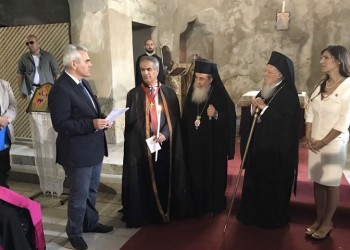 Ο Οικουμενικός Πατριάρχης λειτούργησε στη Σινασό της Καππαδοκίας