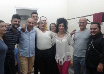 Η θεατρική παράσταση «Το ψαλάφεμα» πήγε στην Καβάλα