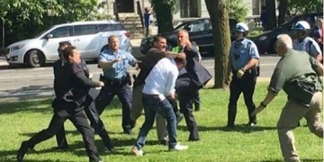 Συλλήψεις Τούρκων σωματοφυλάκων του Ερντογάν για τα επεισόδια στην Ουάσιγκτον
