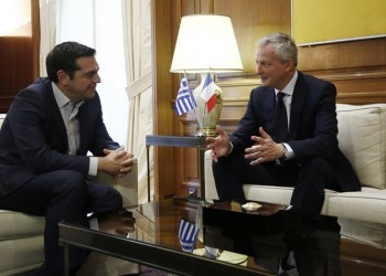 Λε Μερ σε Τσίπρα: Αισιόδοξος για καλή συμφωνία στο Eurogroup