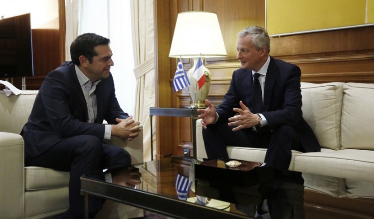 Λε Μερ σε Τσίπρα: Αισιόδοξος για καλή συμφωνία στο Eurogroup