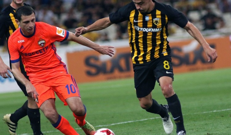 Champions League: ΑΕΚ-ΤΣΣΚΑ Μόσχας 0-2
