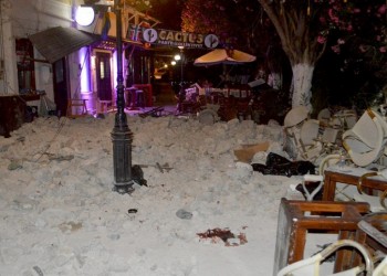 Φονικός σεισμός και μετασεισμός στην Κω με δύο νεκρούς και τραυματίες (φωτο, βίντεο)