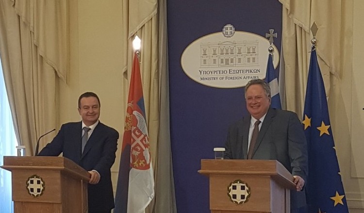 Εντατικοποίηση των σχέσεων Ελλάδας-Σερβίας αποφάσισαν Κοτζιάς-Ντάτσιτς