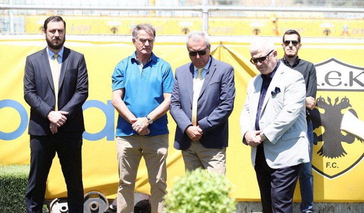 Αγιασμός παρουσία Μελισσανίδη: Φέτος είναι η χρονιά της ΑΕΚ (βίντεο)
