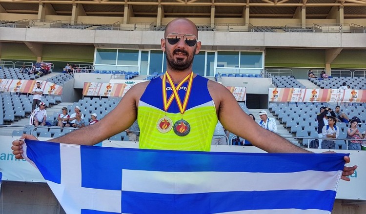 Ένα χρυσό κι ένα ασημένιο πήρε ο αθλητής Απόστολος Χαριτωνίδης από τους 21ους Παγκόσμιους Αγώνες Μεταμοσχευμένων Αθλητών (φωτο)