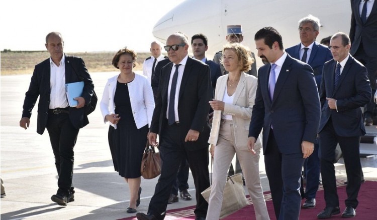 Οι υπουργοί Εξωτερικών και Άμυνας της Γαλλίας στην Ερμπίλ – Συναντήθηκαν με Μπαρζανί