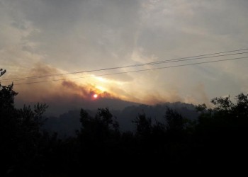 Σε εμπρησμό αποδίδεται η μεγάλη φωτιά στη Λέσβο