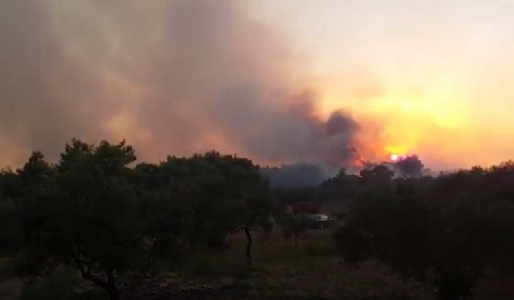 Φλέγεται η Ζάκυνθος – Πύρινα μέτωπα απειλούν το νησί
