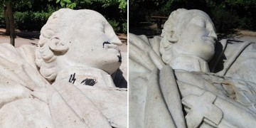 Αποκαταστάθηκε το βεβηλωμένο ταφικό μνημείο του Αλέξανδρου Υψηλάντη στο Πεδίο του Άρεως