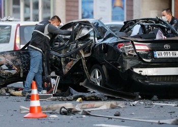 Ένας νεκρός από έκρηξη αυτοκινήτου στο Κίεβο (βίντεο)