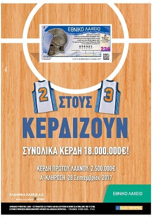 Νέα έκδοση του Εθνικού Λαχείου – Την επόμενη Δευτέρα η πρώτη κλήρωση