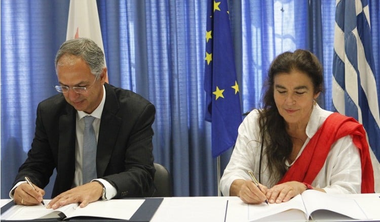 Μνημόνιο συνεργασίας στον τομέα του Πολιτισμού μεταξύ Ελλάδας-Κύπρου
