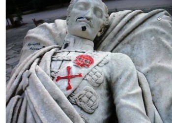 Βεβηλώθηκε το ταφικό μνημείο του Πόντιου πρίγκηπα Αλέξανδρου Υψηλάντη στο Πεδίο του Άρεως