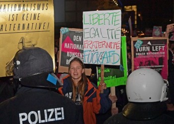 Συγκέντρωση διαμαρτυρίας κατά της AfD στο Βερολίνο
