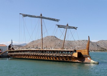 Η τριήρης Ολυμπιάς στη… Ναυμαχία της Σαλαμίνας