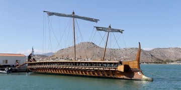 Η τριήρης Ολυμπιάς στη… Ναυμαχία της Σαλαμίνας